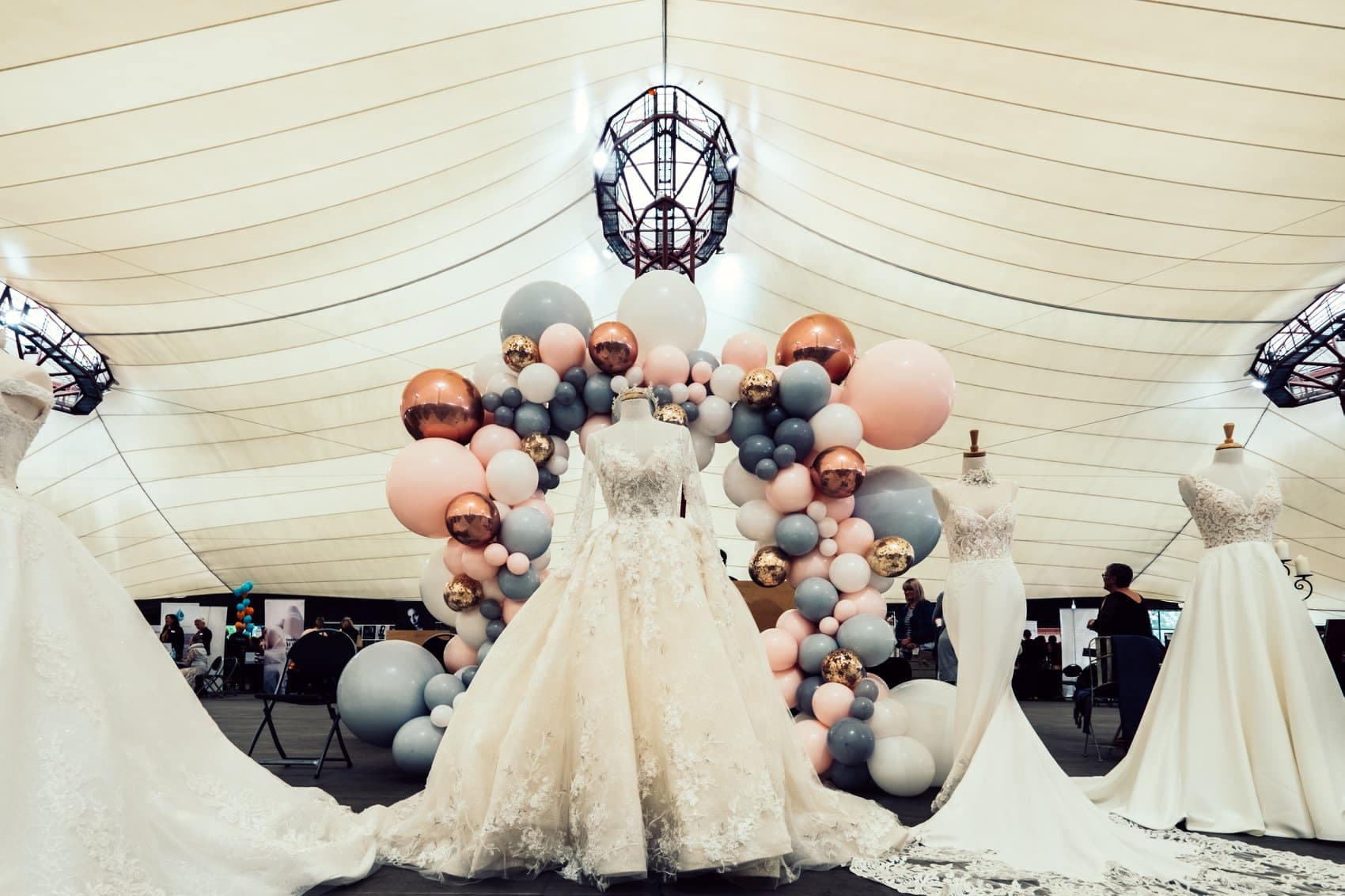 Crowd gathered at a Wedding Expos Australia event