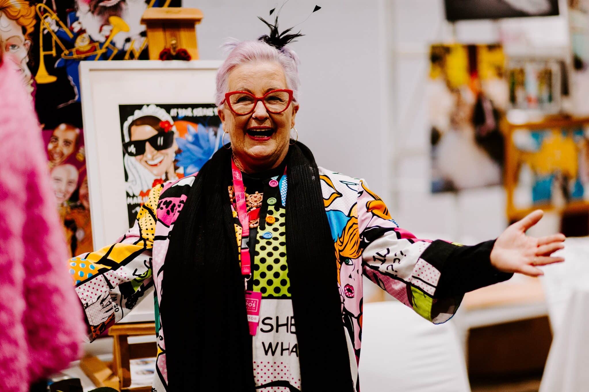 Stunning floral display at a Wedding Expos Australia event