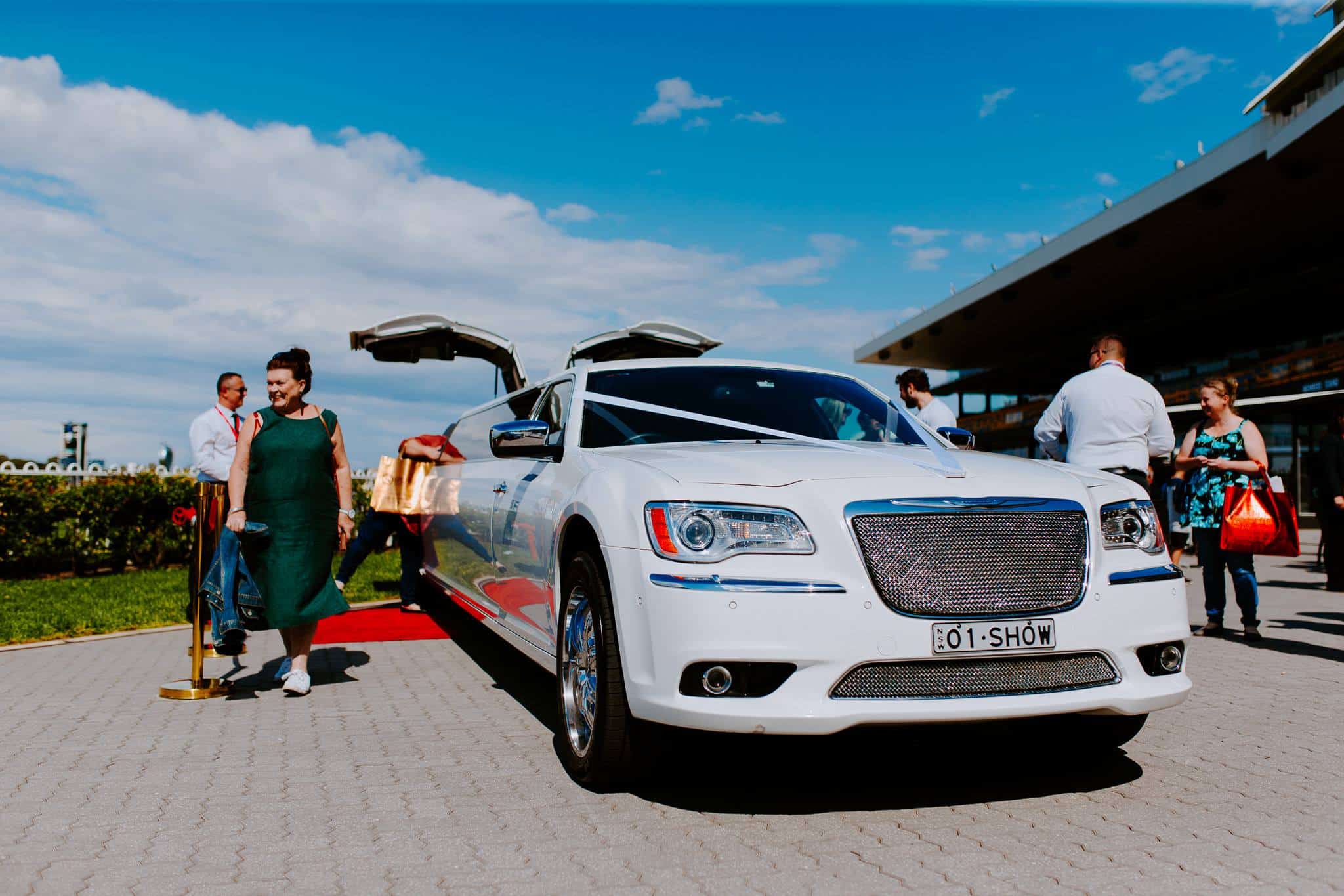 Wedding styling inspiration displayed at a free entry expo