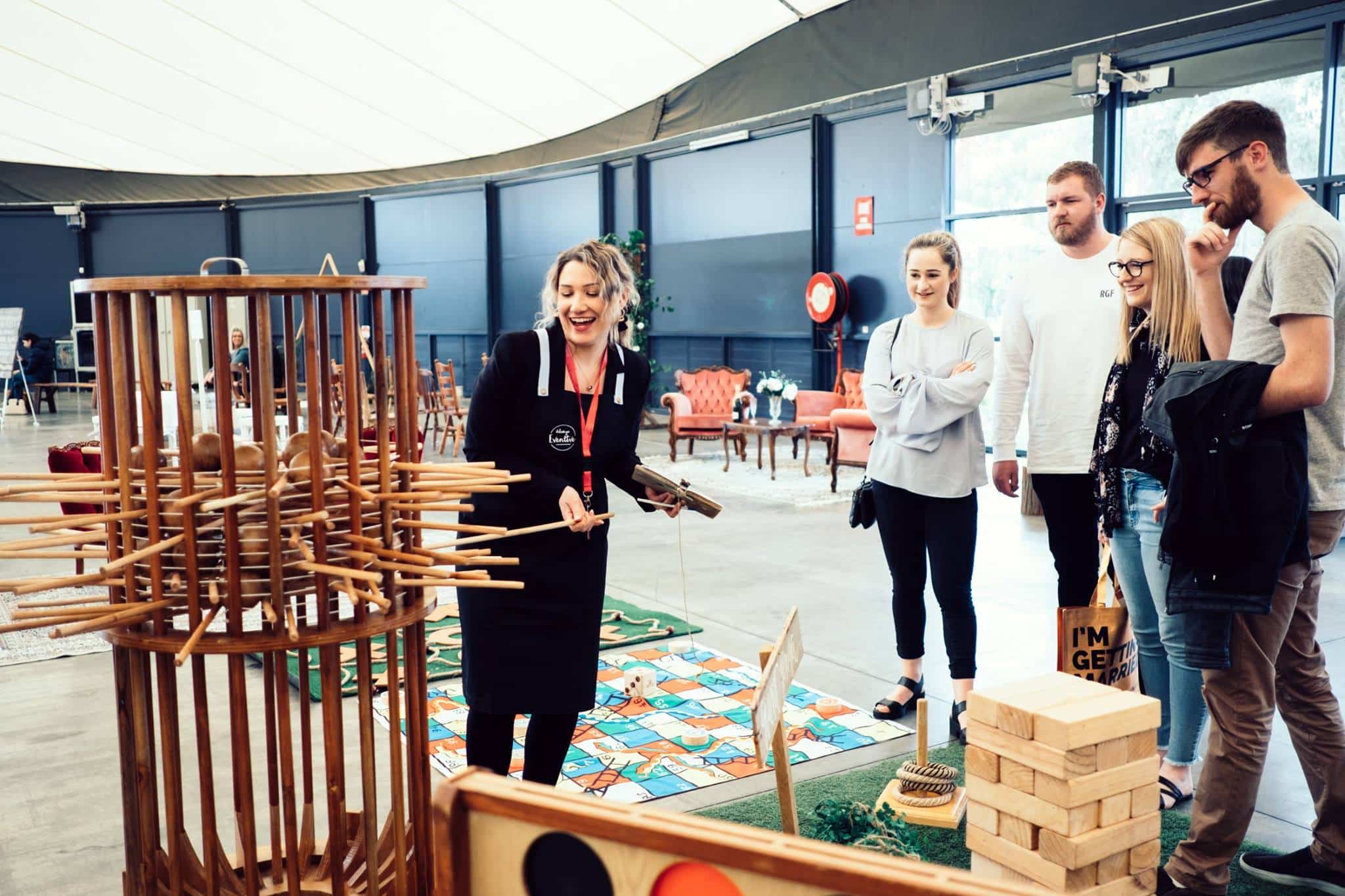 Friends and family enjoying a Wedding Expos Australia event together